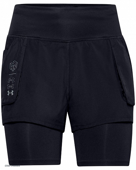 1356213-001 Шорты для бега Under Armour Run Anywhere 2N1 черный