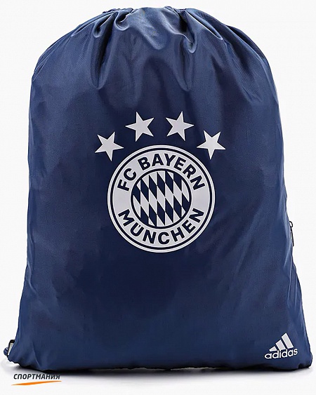 FI7971 Рюкзак-мешок для обуви Adidas FC Bayern темно-синий