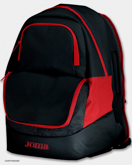 400235.106 Рюкзак спортивный Joma Diamond II черный, красный