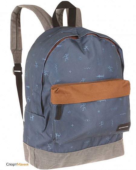 EQYBP03277-CQF6 Рюкзак Quiksilver Everyday Poster 2 темно-синий, коричневый