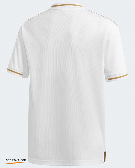 DX8838 Детская игровая футболка Adidas FC Real Madrid белый, золотой