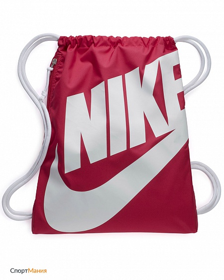 BA5351-694 Рюкзак-мешок Nike красный, белый
