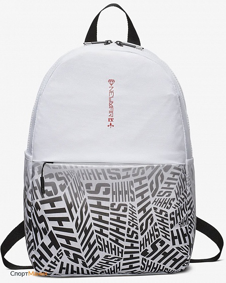 BA5537-100 Детский футбольный рюкзак Nike Neymar Jr белый, серый