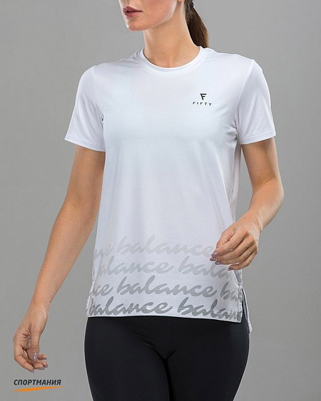 FA-WT-0105-WHT Женская удлиненная футболка Fifty Balance белый