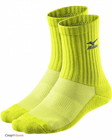 67XUU7151-45 Носки Mizuno Volley sock medium желтый