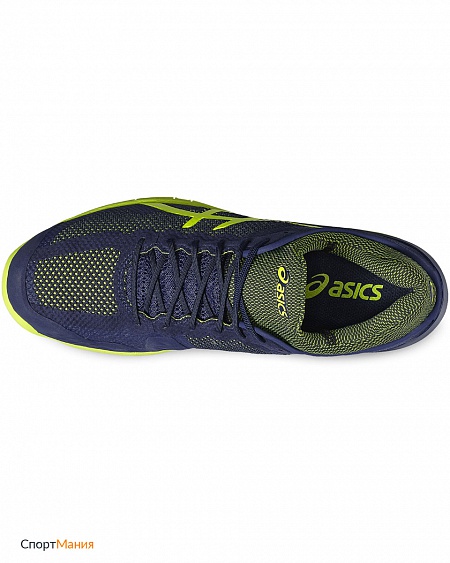 E700N-4907 Теннисные кроссовки Asics Court FF темно-синий, светло-зеленый