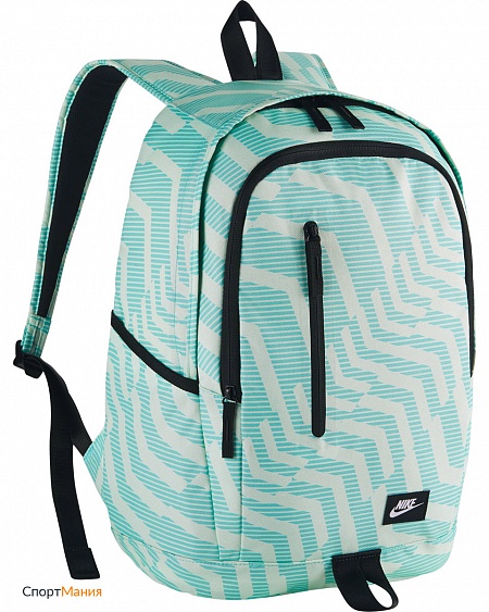 BA5231-420 Рюкзак Nike All Access Soleday Backpack бирюзовый, белый