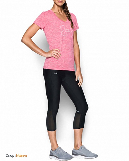 1297933-002 Тайтсы для бега Under Armour Fly By Capri W черный