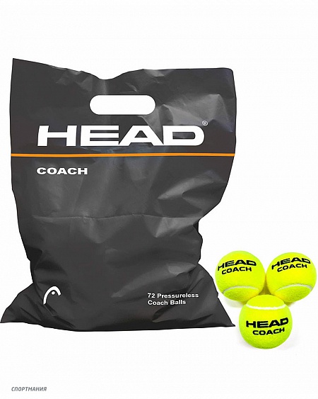 578330 Мячи теннисные Head Coach желтый, черный