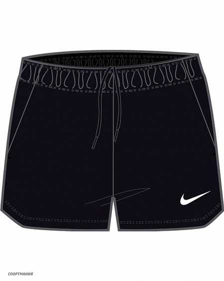 CW6154-010 Женские шорты Nike Women's Park 20 Knit Short черный, белый