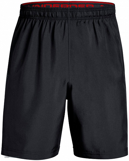 1309651-003 Шорты для бега Under Armour Woven Graphic черный, белый