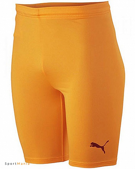 70026816 Шорты компрессионные Puma Tight Short оранжевый, черный