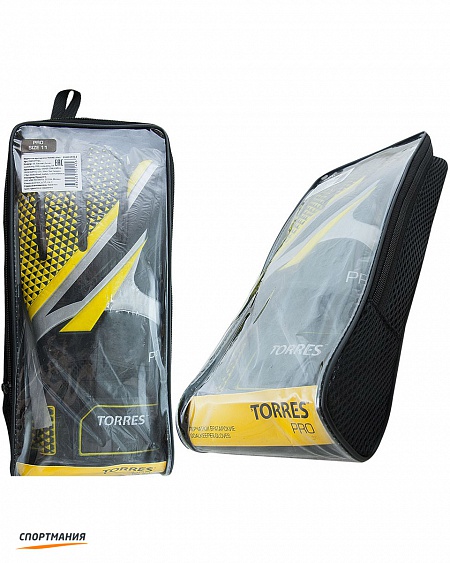 FG0519710 Перчатки вратарские Torres Pro черный, желтый