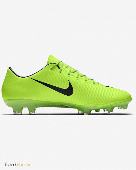831958-303 Бутсы Nike Mercurial Vapor XI FG светло-зеленый, черный