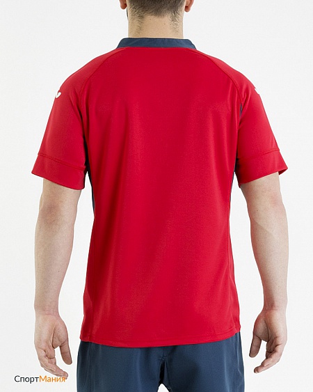 100173.603 Регбийная игровая футболка Joma Derby красный, темно-синий