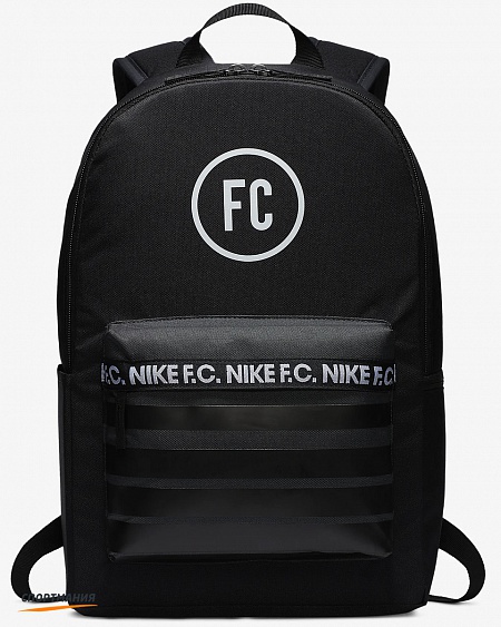 BA6109-011 Футбольный рюкзак Nike F.C. черный