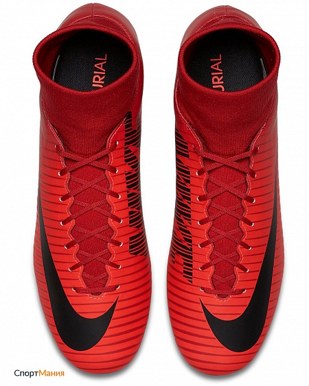 903609-616 Бутсы Nike Mercurial Victory VI DF FG красный, черный