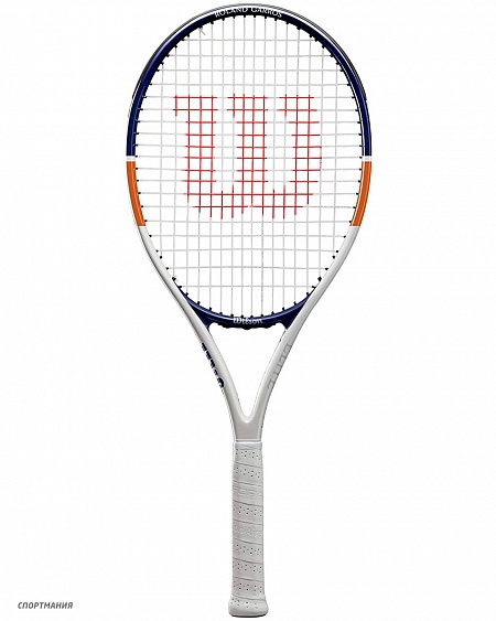 WR030610U3 Ракетка Wilson Roland Garros Elite RKT белый, темно-синий, красный