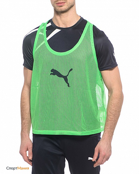 65398343 Манишка Puma Training Bib зеленый