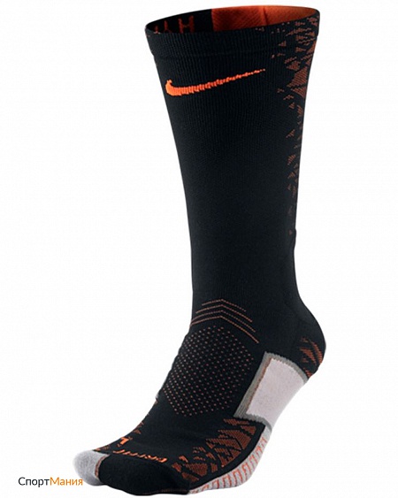 SX5027-081 Футбольные носки Nike Hypervenom Matchfit черный, оранжевый