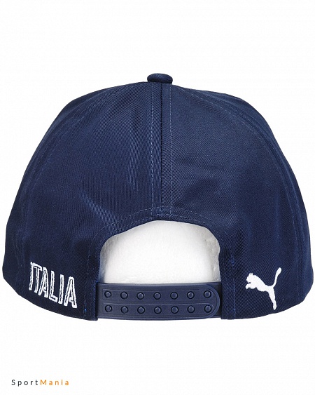 2101703 Бейсболка Italia Team Training Puma темно-синий, белый