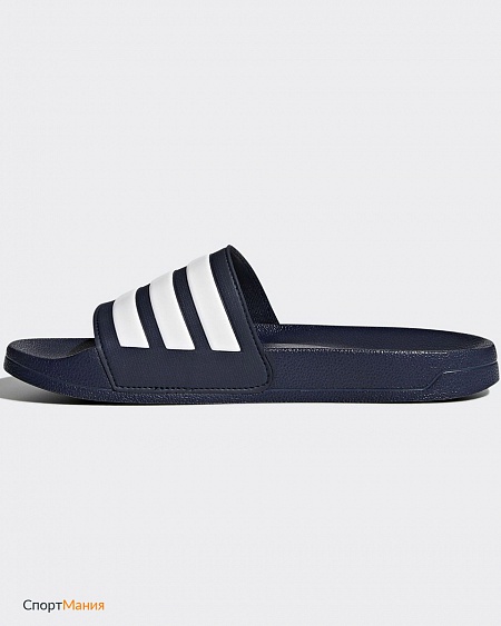 AQ1703 Сланцы Adidas Adilette Cloudfoam темно-синий, белый