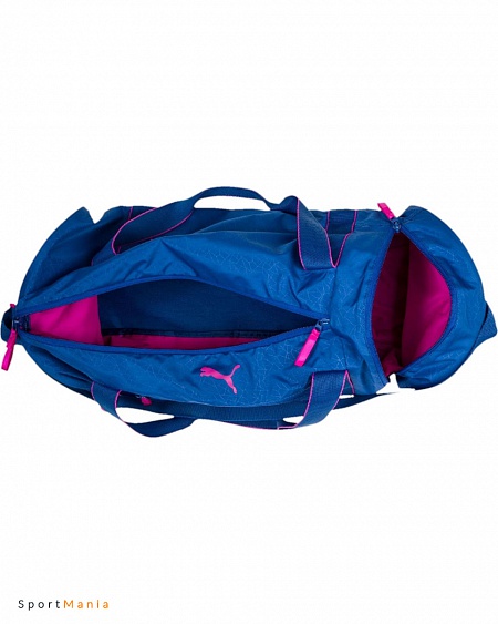 07441905 Сумка женская Puma Fit at Sports Duffle темно-синий, розовый