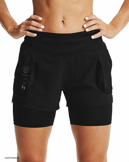 1356213-001 Шорты для бега Under Armour Run Anywhere 2N1 черный