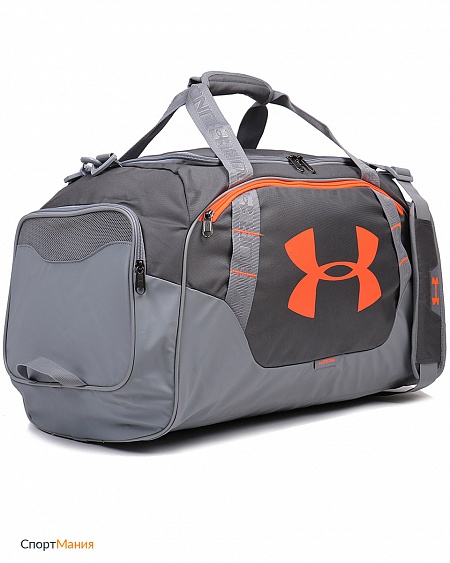 1300213-076 Спортивная сумка Under Armour Undeniable Duffle 3.0 MD серый, оранжевый