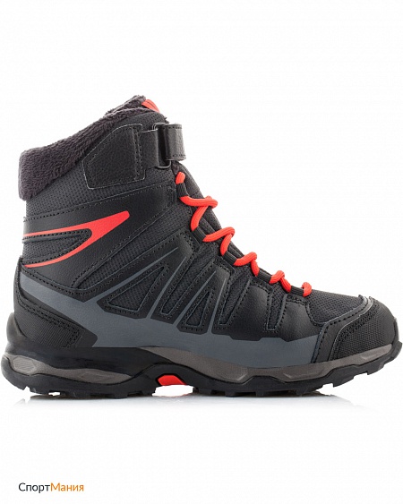 L39186700 Детские утепленные ботинки Salomon X-Ultra Winter GTX черный, красный, серый