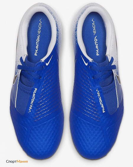 AO0362-104 Детские бутсы Nike Phantom Venom Academy FG JR синий, белый