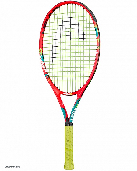 233500SC07 Теннисная ракетка Head Novak 25 красный, салатовый, черный