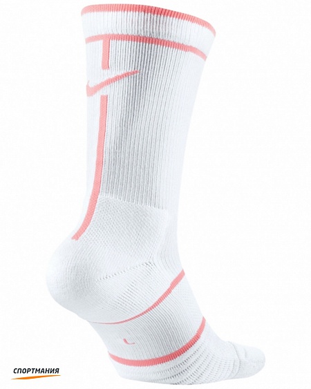 SX6913-104 Носки Nike Court Essentials Crew Tennis Socks белый, розовый