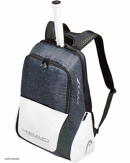 283039-BKWH Djokovic Backpack темно-синий, белый, черный