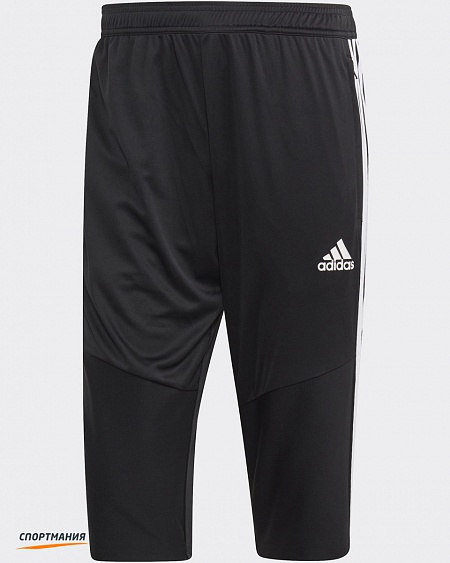 D95948 Бриджи тренировочные Adidas Tiro19 3/4 черный, белый