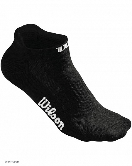 WRA803302 Носки Wilson W No Show Sock черный, белый
