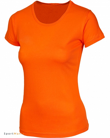 02W-28 Футболка женская Galant оранжевый