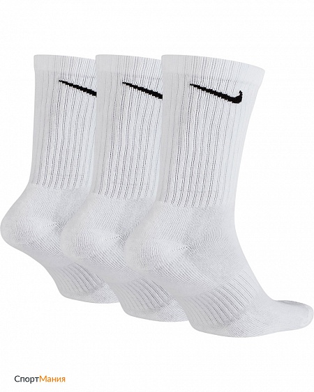 SX7664-100 Комплект носков Nike Everyday Cushion Crew 3P белый, черный