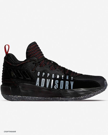 FY9939 Кроссовки баскетбольные Adidas Dame 7 черный, белый, красный