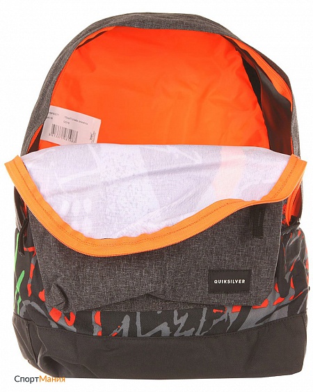 EQYBP03277-GGY6 Рюкзак Quiksilver Everyday Poster 2 серый, черный