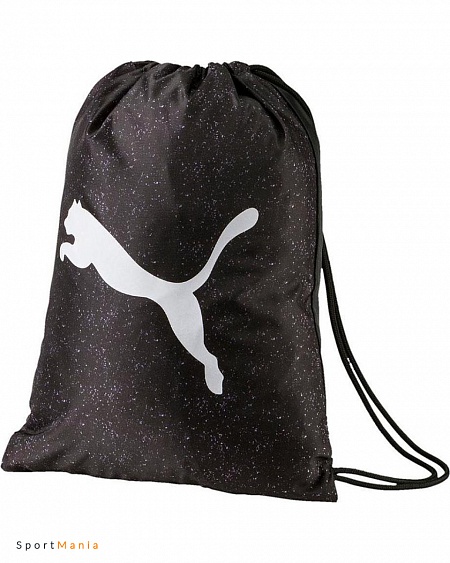 07440701 Рюкзак-мешок Puma Alpha Gym черный, белый
