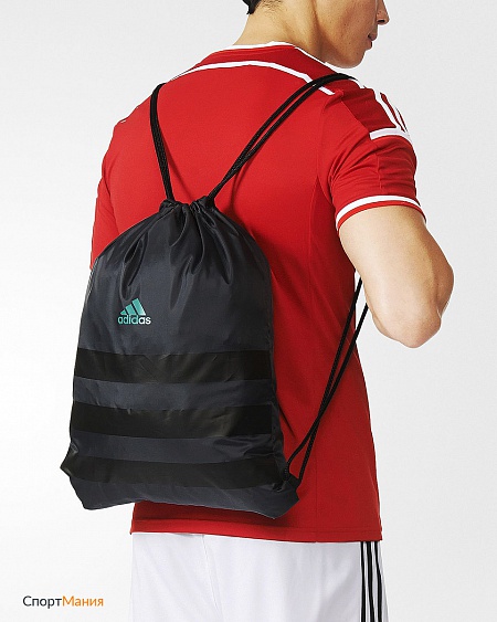 AI3706 Сумка для обуви Adidas Ace GB 16.2 черный, бирюзовый