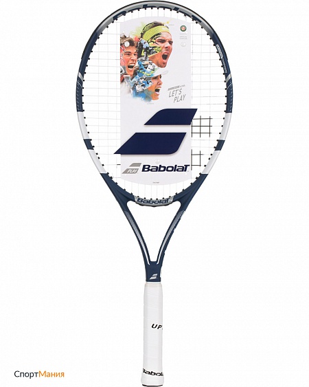 121186 Теннисная ракетка Babolat Pulsion 105 темно-синий, белый