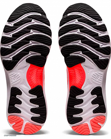 1012B140-600 Кроссовки беговые женские Asics Gel-Nimbus 23 Tokyo коралловый, белый