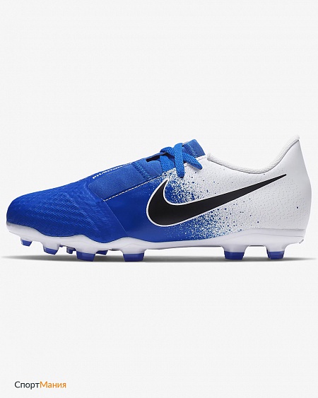 AO0362-104 Детские бутсы Nike Phantom Venom Academy FG JR синий, белый