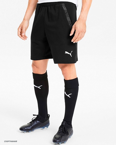 65649303 Шорты Puma teamFinal 21 Casuals Shorts белый, черный