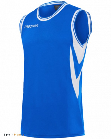 45290301 Баскетбольная майка Macron Ethane синий, белый