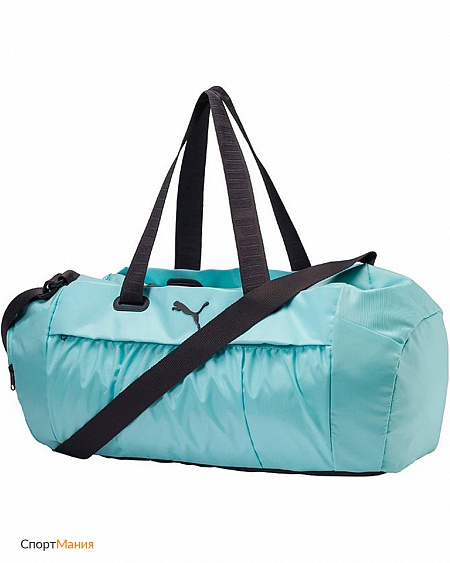 7504804 Сумка женская Puma AT Sports Duffle бирюзовый, черный