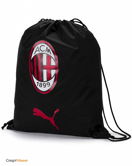 7593802 Рюкзак-Мешок Puma AC Milan черный, красный