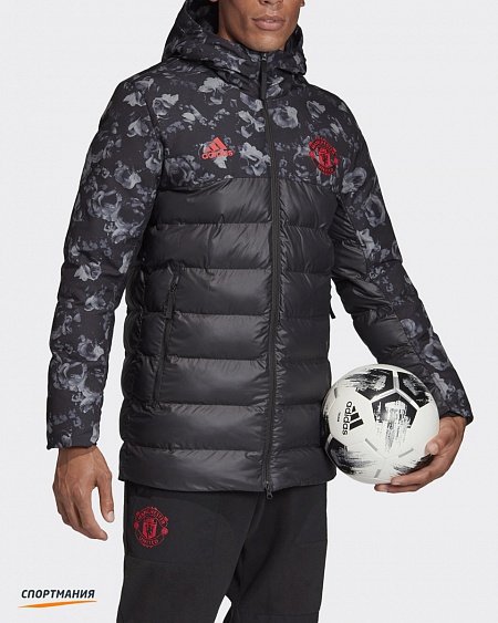 DX9066 Утепленная куртка Adidas Manchester United Padded серый, черный